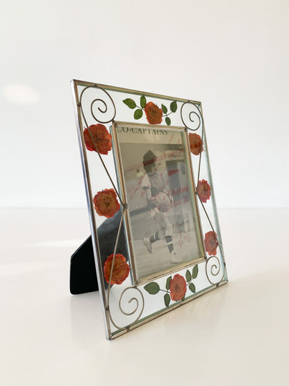 Vintage Pressed Floral Frame