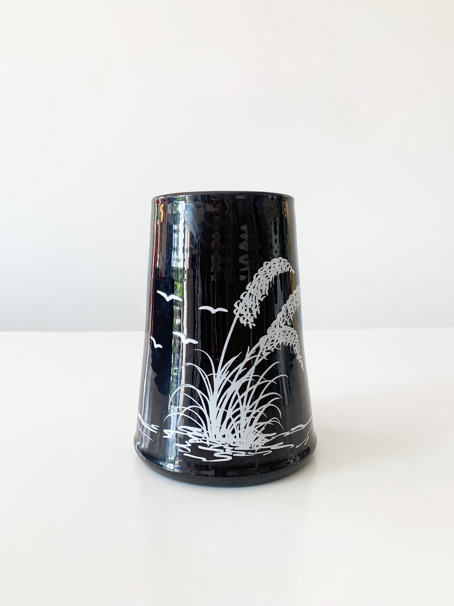 MCM Ceramic Wheatgrass Vase