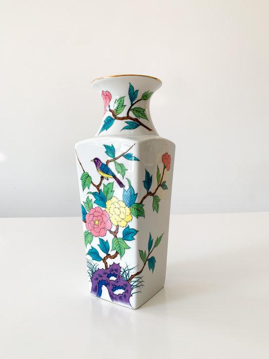 Chinoiserie Floral Vase