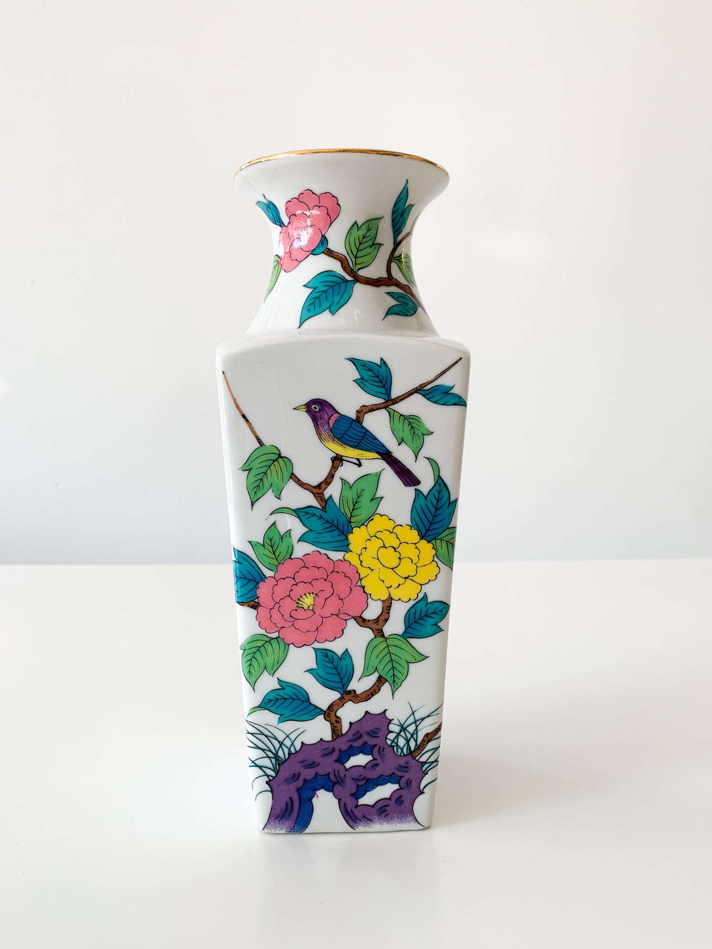 Chinoiserie Floral Vase