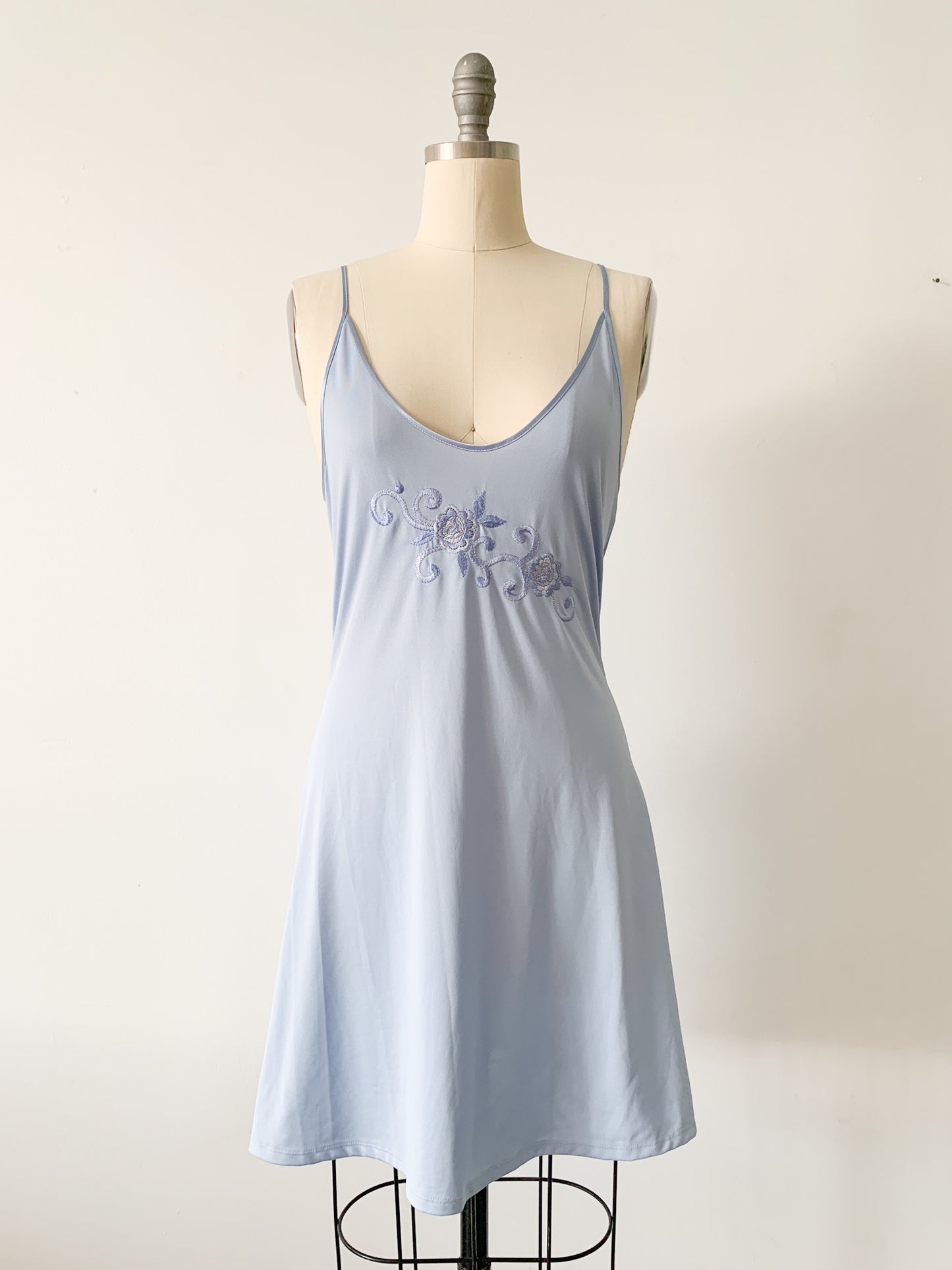 Periwinkle Floral Slip Dress