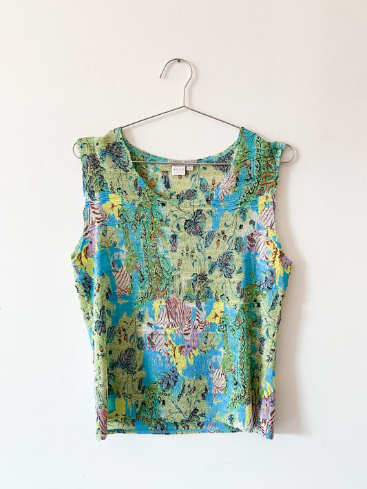 Y2K Ruched Sequin Top