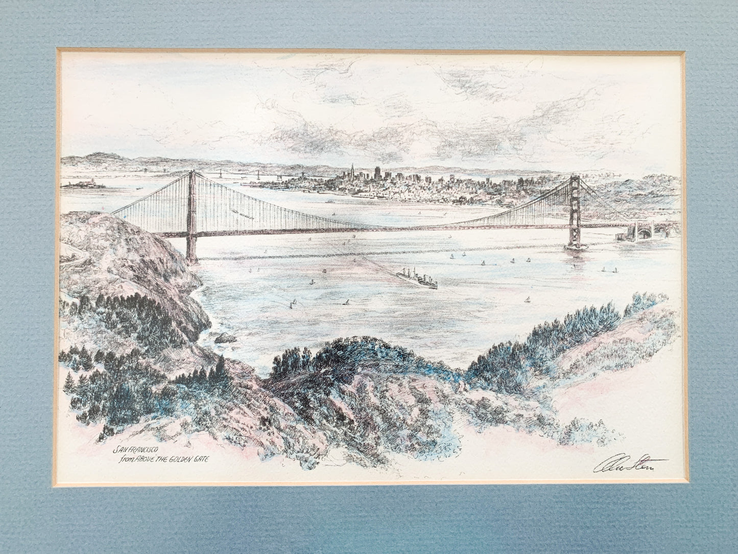 San Francisco Framed Illustration