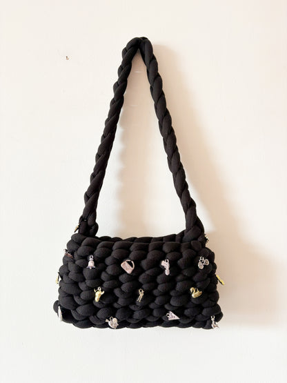 Reworked Woven Charm Bag