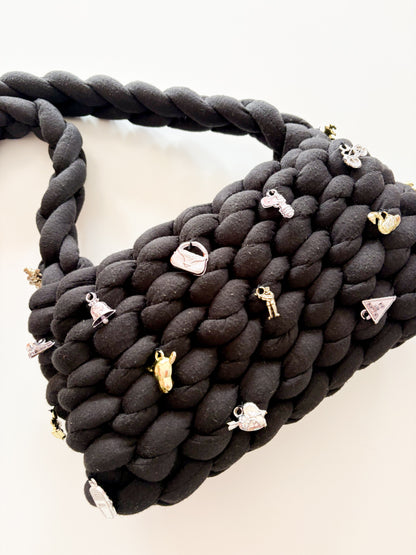 Reworked Woven Charm Bag