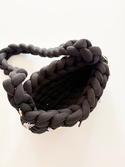 Reworked Woven Charm Bag