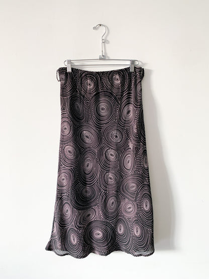 Y2k Graphic Stipple Skirt