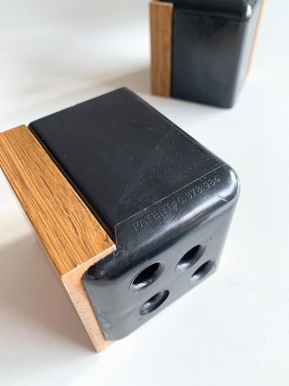 Vintage MCM Cube Pencil Holder