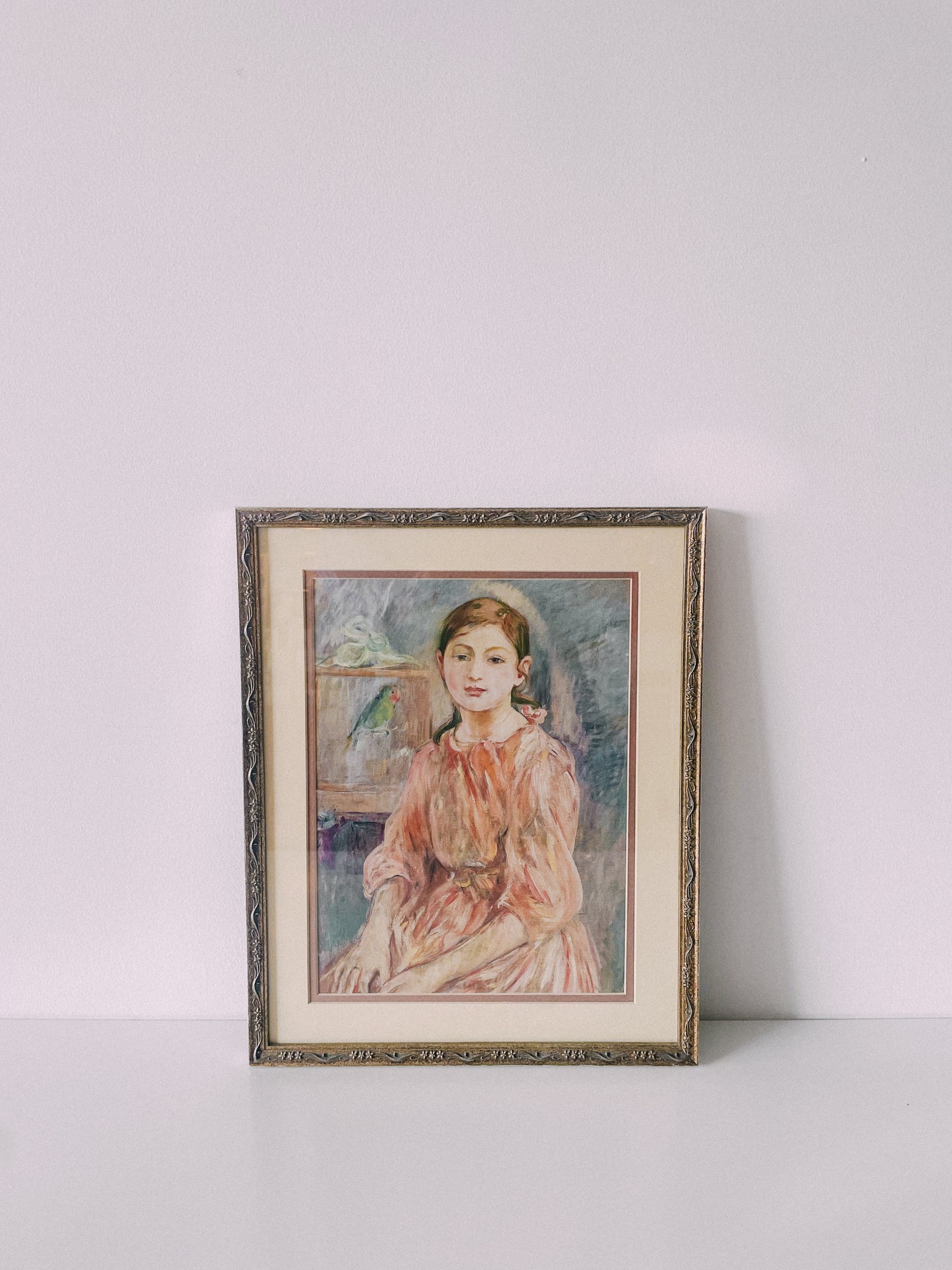 Morisot's "The Artist's Daughter with a Parakeet" Print