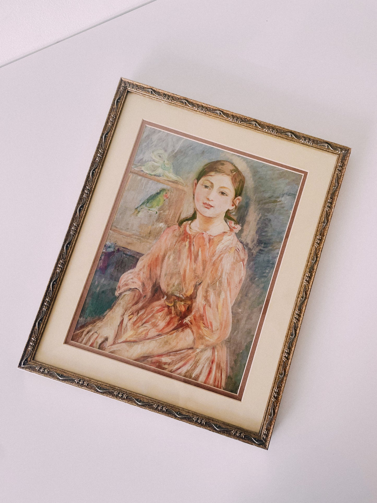 Morisot's "The Artist's Daughter with a Parakeet" Print