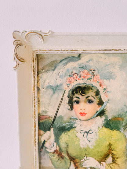 Turn of the Century Ladies Framed Artwork