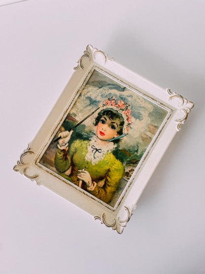 Turn of the Century Ladies Framed Artwork