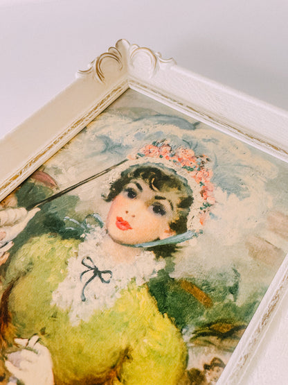 Turn of the Century Ladies Framed Artwork