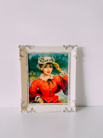 Turn of the Century Ladies Framed Artwork