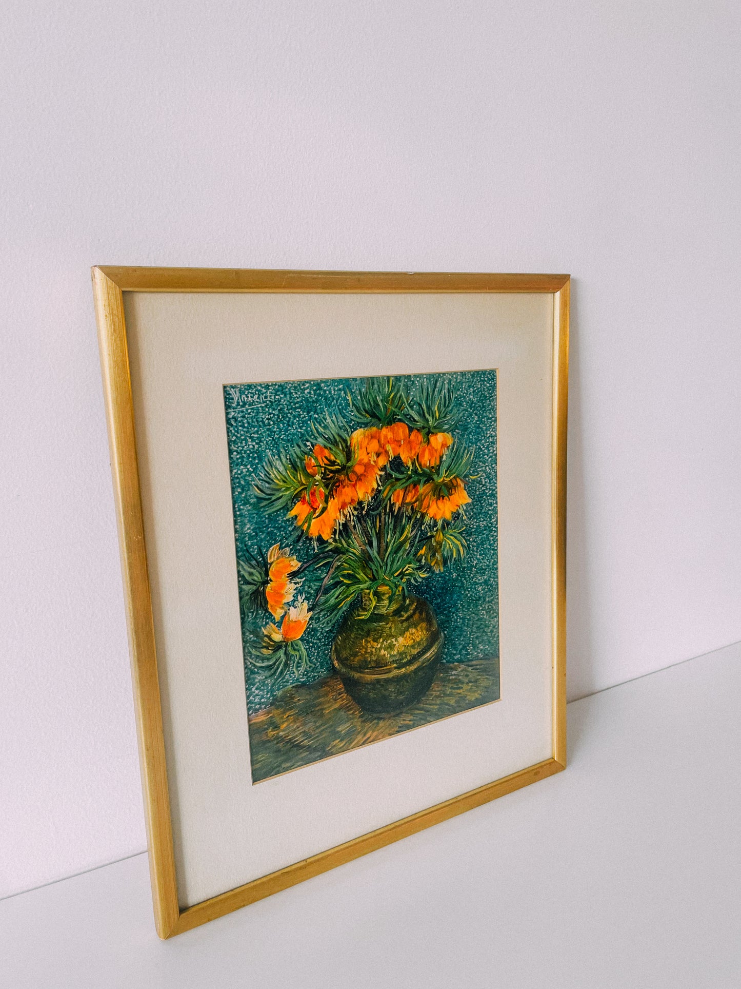 Van Gogh's "Fritillaries in a Copper Vase" Print