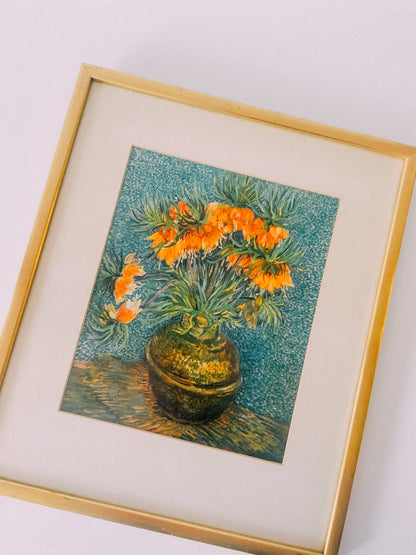 Van Gogh's "Fritillaries in a Copper Vase" Print