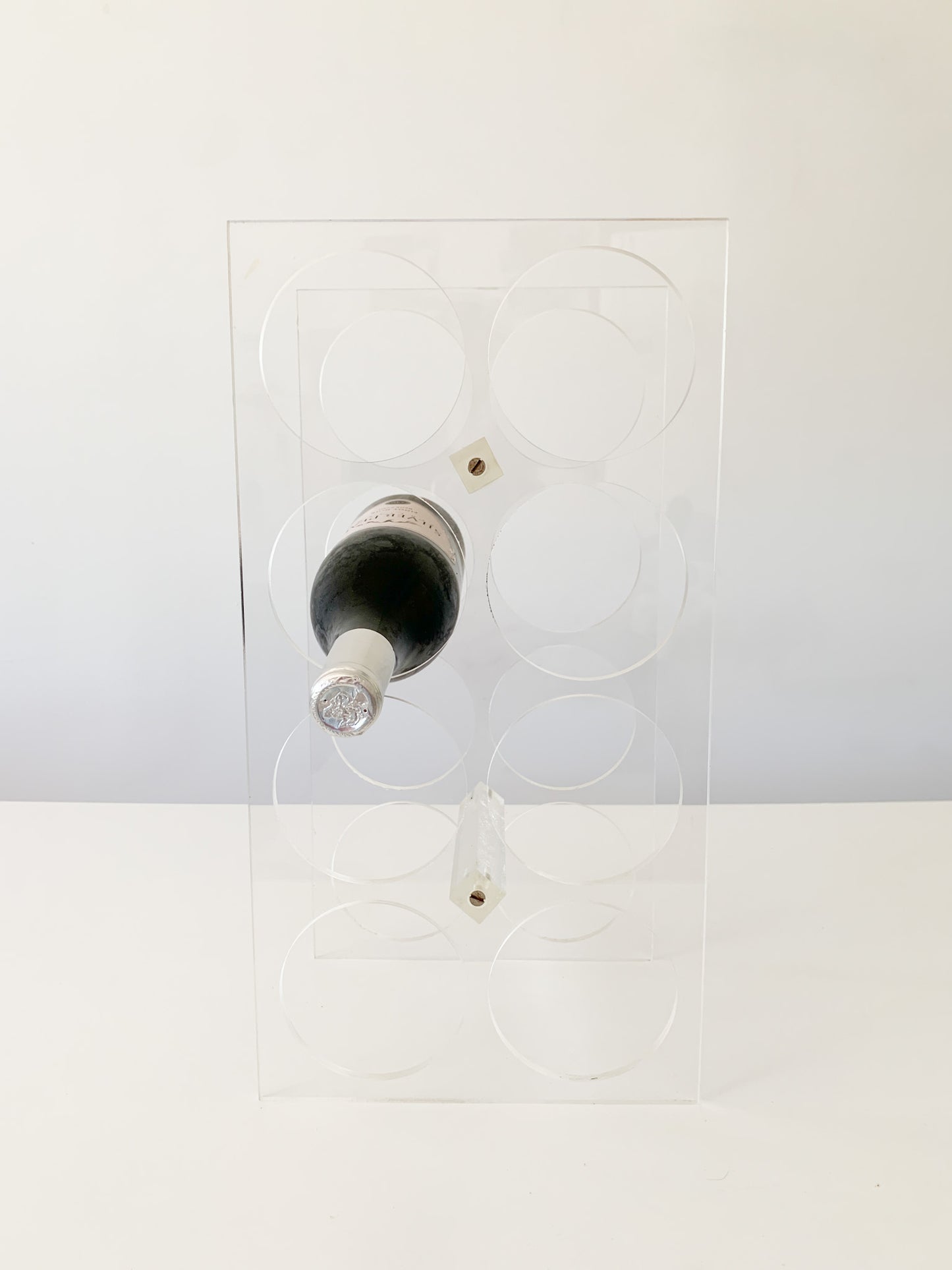 Vintage Acrylic Wine Rack