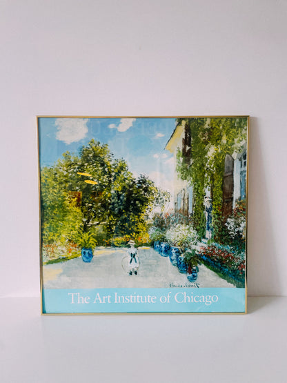 Claude Monet The Art Institute of Chicago Lithograph Poster