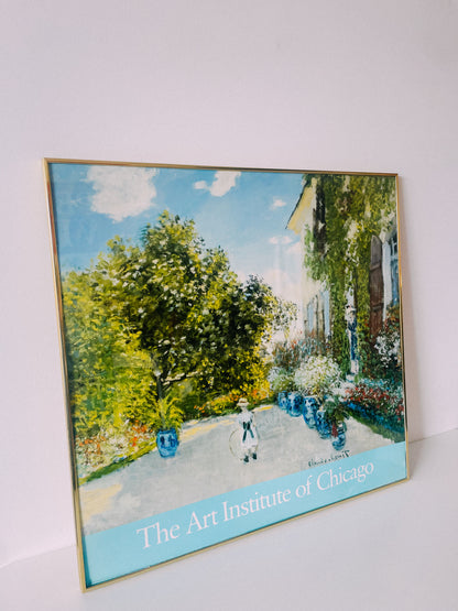 Claude Monet The Art Institute of Chicago Lithograph Poster