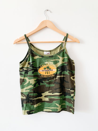 Y2k Las Vegas Survivor Camo Tank Top