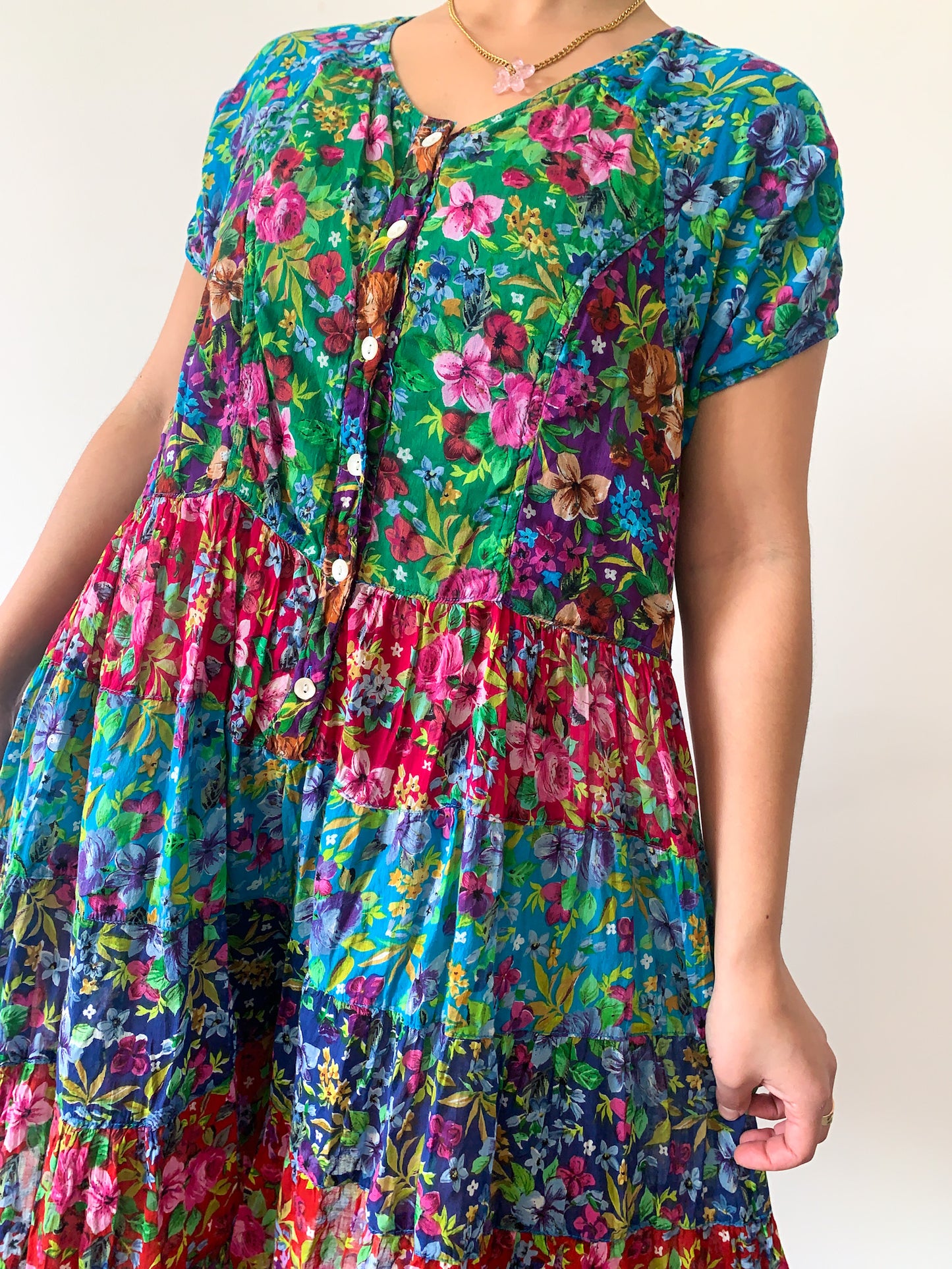 Fairy Floral Tiered Romper