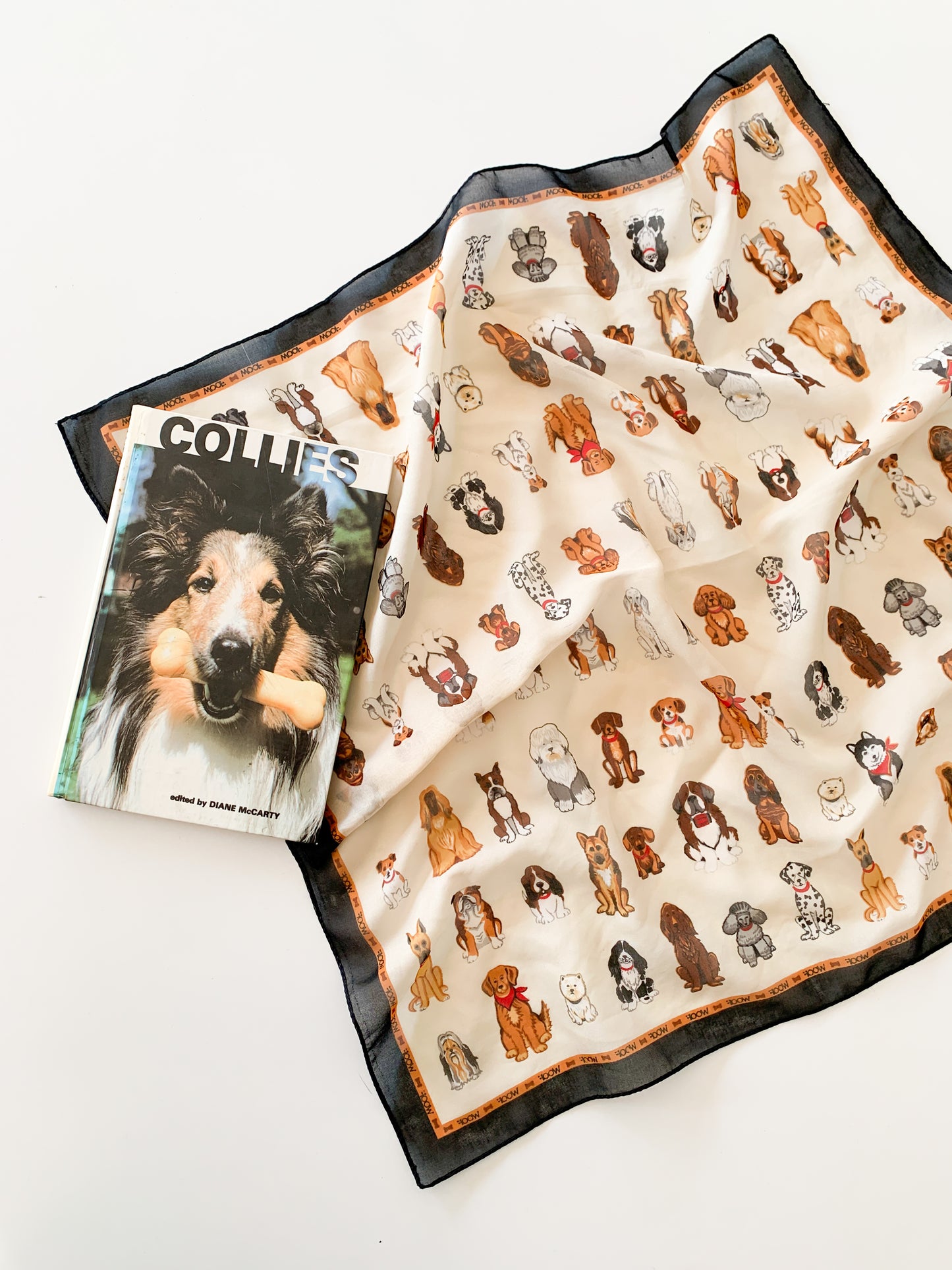 Woof! Vintage Dog Scarf