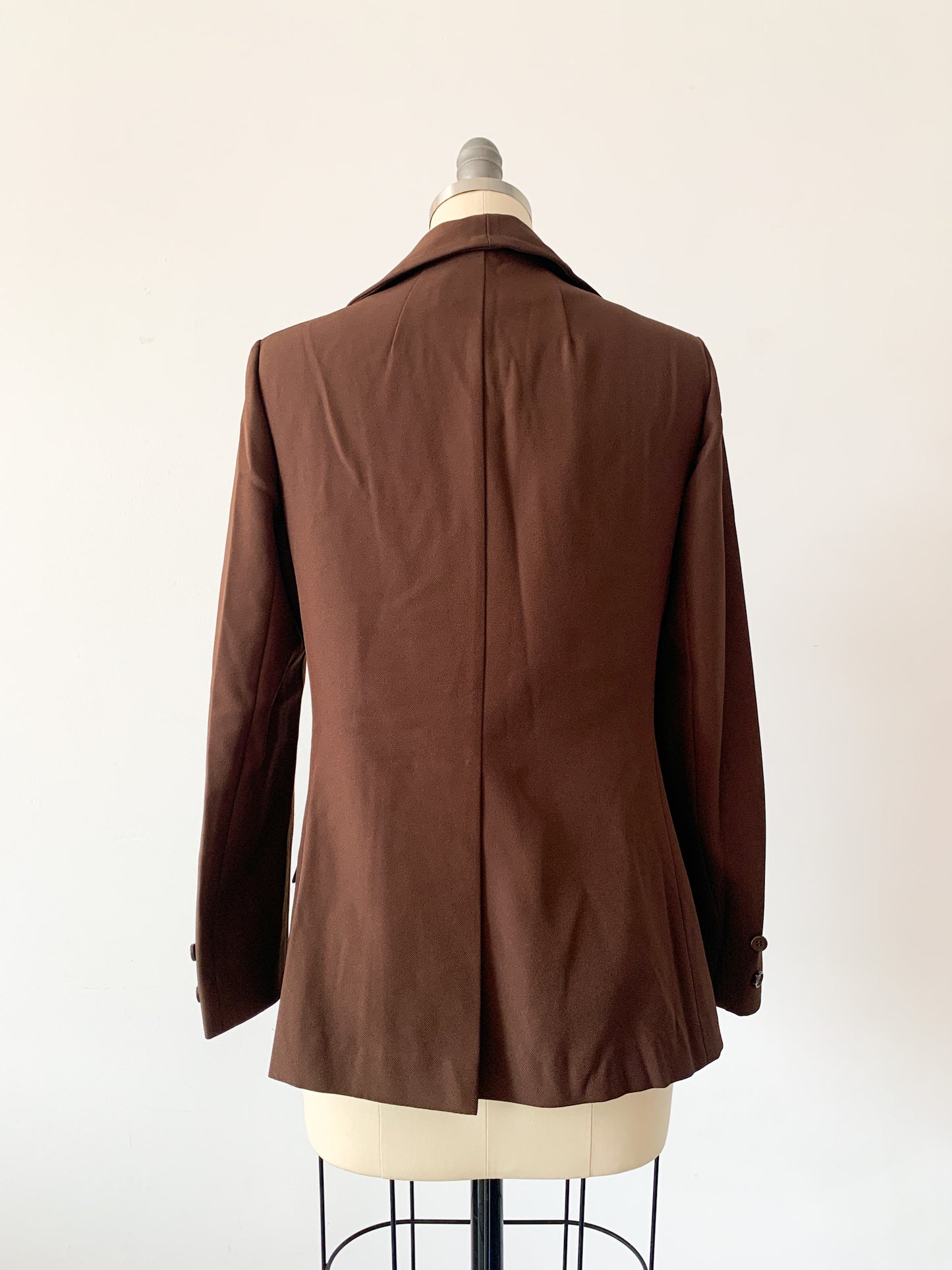 1970s Chocolate Brown Blazer