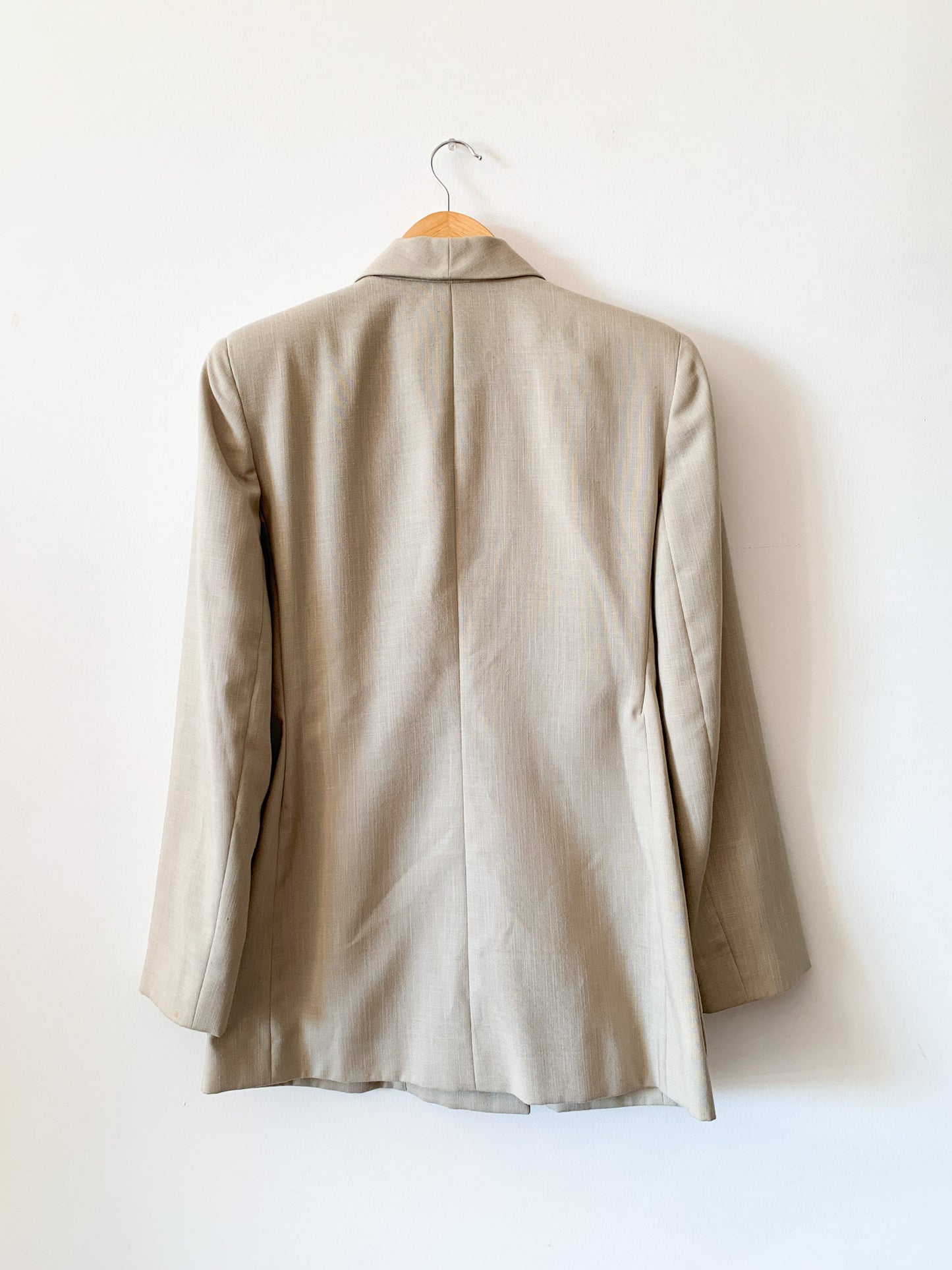 1980s Oleg Cassini Tan Blazer