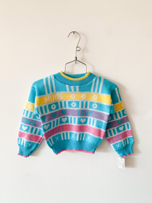 80s Kids Rainbow Connection Sweater