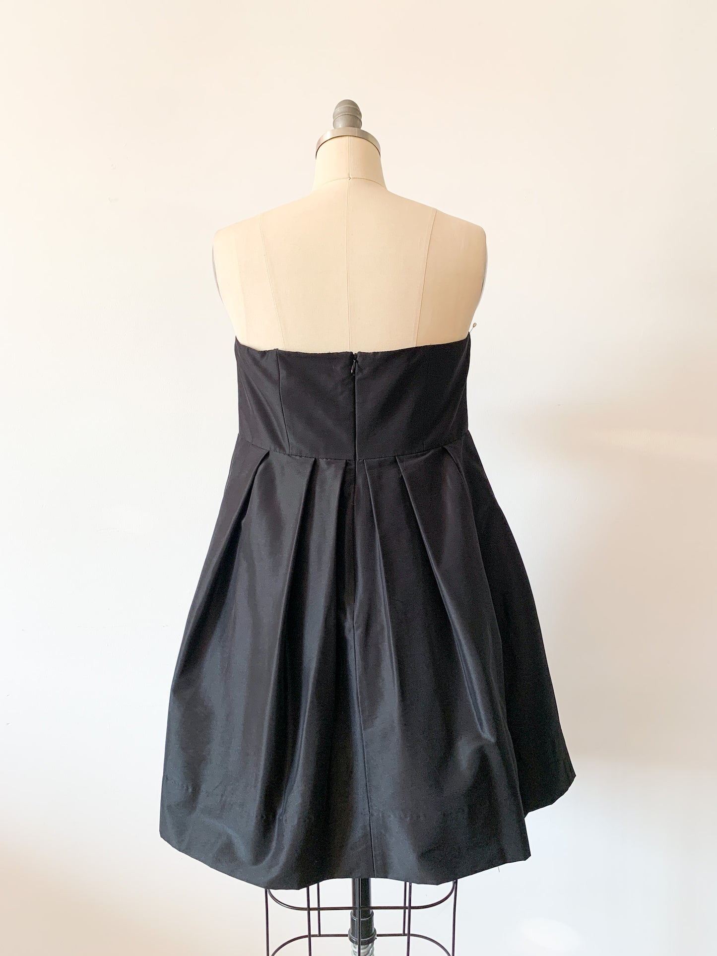 1980s Jill Stuarts Black Bow Dress