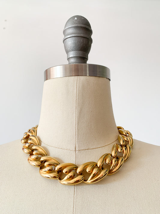 Vintage Chunky Chain Necklace