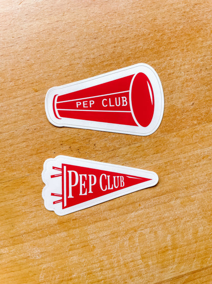 Pep Club Sticker