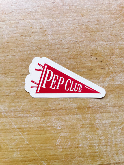 Pep Club Sticker