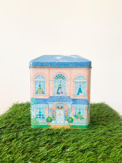 c.1995 Novelty Pink House Tin Box