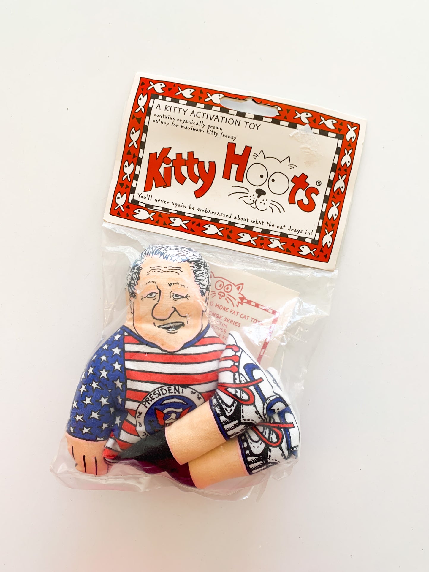 c.1995 Bill Clinton Catnip Toy