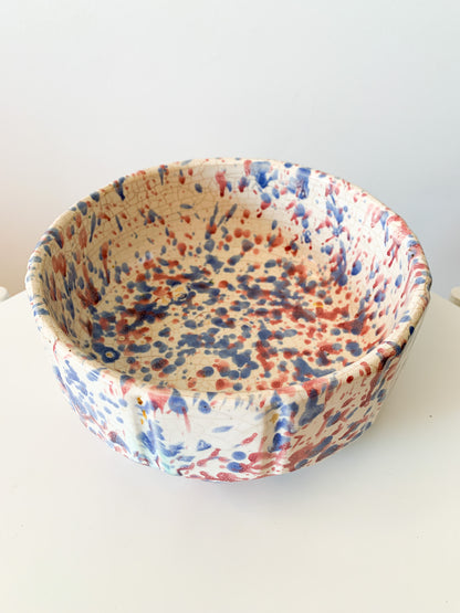 Vintage Speckled Ceramic Bowl