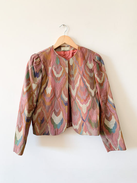 80s Tapestry Drip Jacket