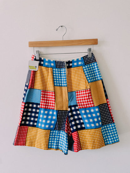 1970s Patchwork Skort