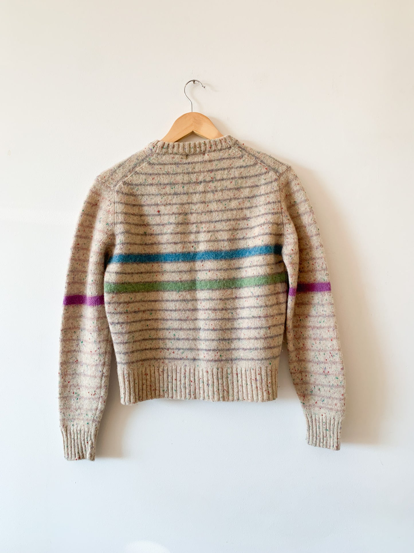 80s Speckled Colours Wool Sweater