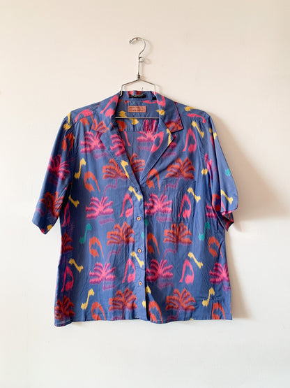 1980s Static Print Top