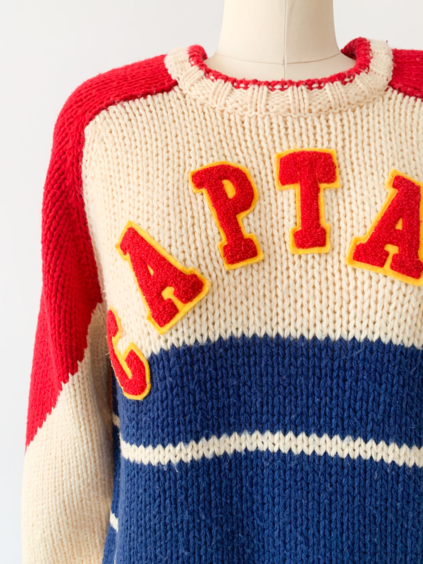 Vintage Captain Knit Sweater