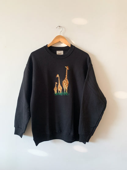 1980s Giraffe Trio Sweatshirt