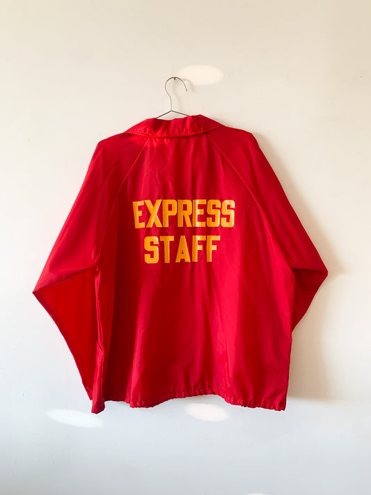 Vintage Express Staff Windbreaker Jacket