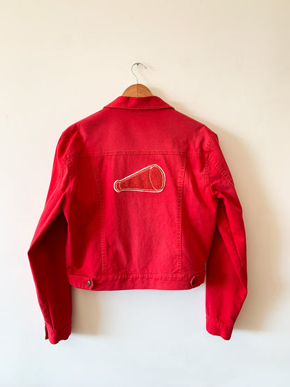 Vintage #1 Red Denim Jacket