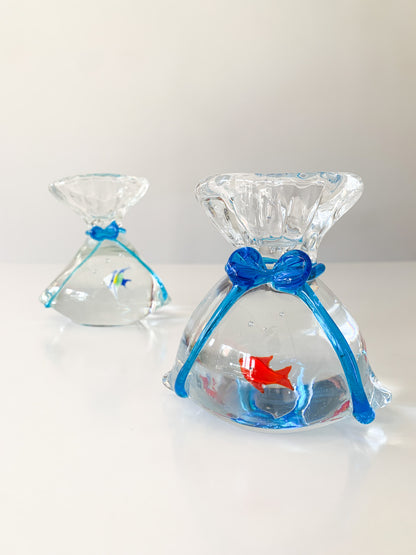 Murano Glass Fish in a Bag