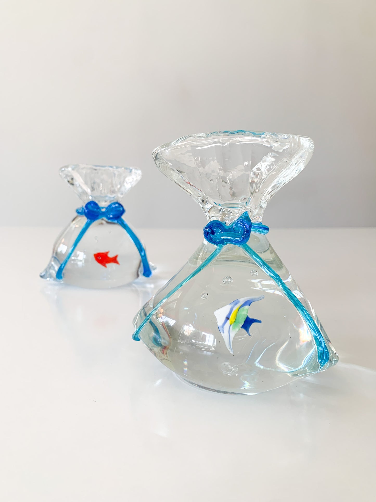 Murano Glass Fish in a Bag