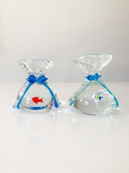 Murano Glass Fish in a Bag