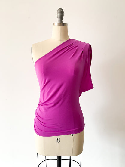 Orchid One Shoulder Club Top