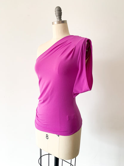 Orchid One Shoulder Club Top