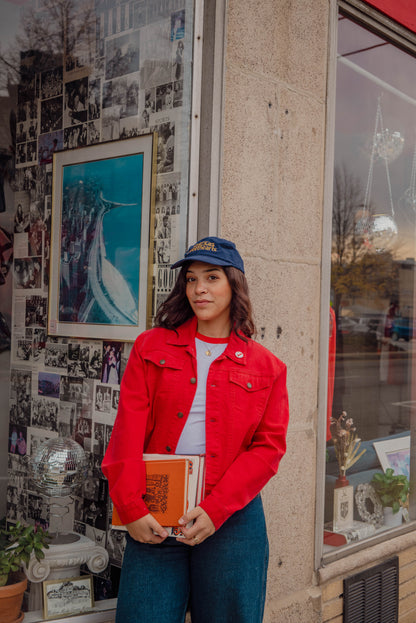 Vintage #1 Red Denim Jacket